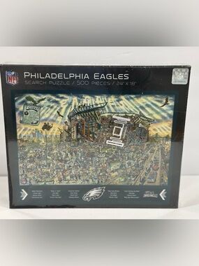 NFL Philadelphia Eagles Search Puzzle/ 500 Pieces / 24 X 18  New Sealed